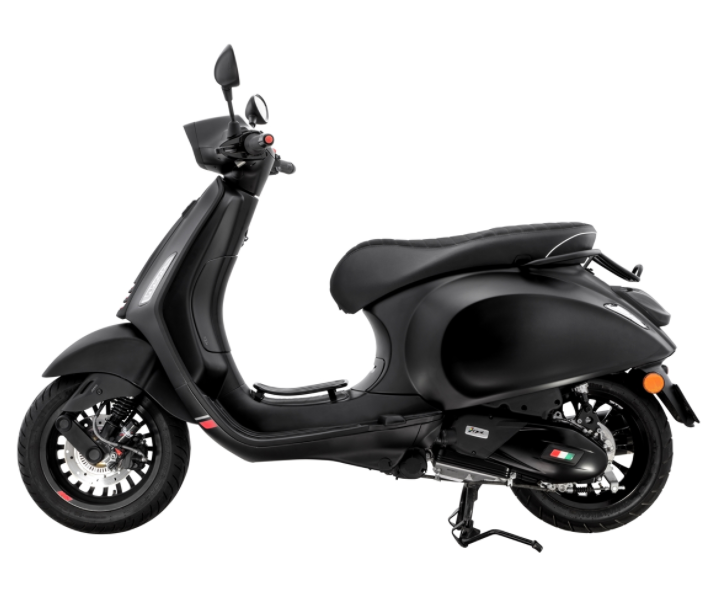 Bagagedrager opstap zwart voor Vespa Primavera/Sprint 50-150cc