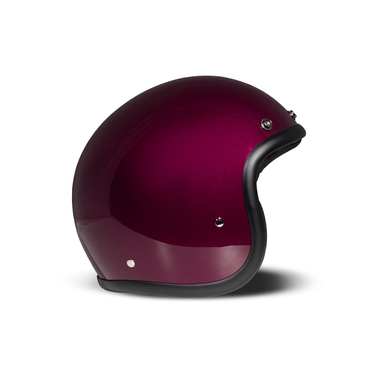 DMD jethelm Retro, paars, glitter, Purple, glasvezel, ECE 22.06
