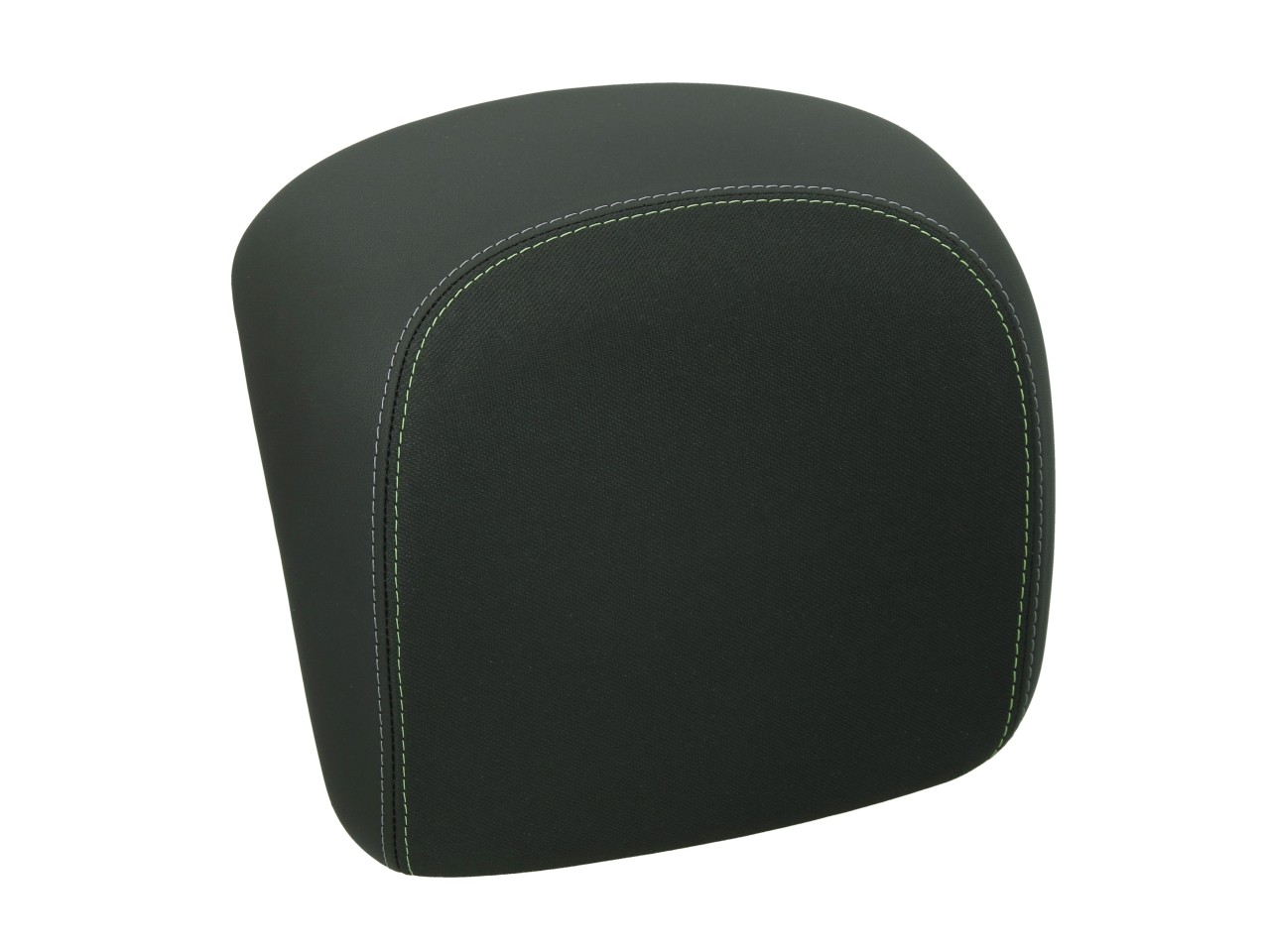 Originele rugleuning voor Vespa GTS/GTV-topkoffer – zwart, groene stiksels
