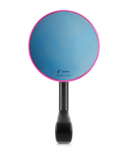 Stuurspiegel RIZOMA E-POP links of rechts voor Vespa, zwart/roze