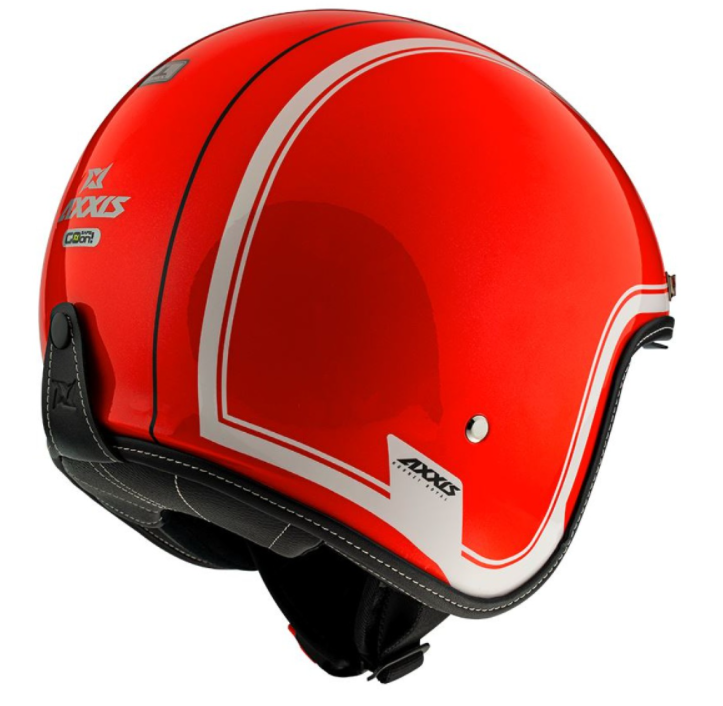 Axxis jethelm, Hornet SV Royal, glanzend rood