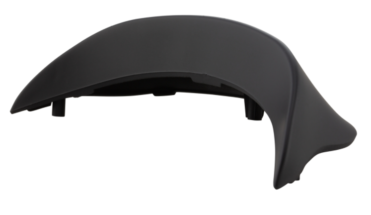Spoiler balhoofd voor Vespa Sprint 50-150cc ('14-), mat zwart
