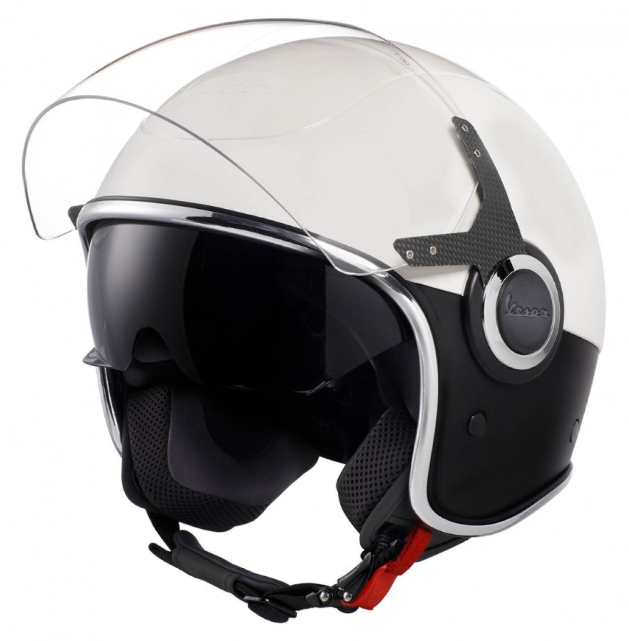 Vespa VJ helm wit/zwart maat M