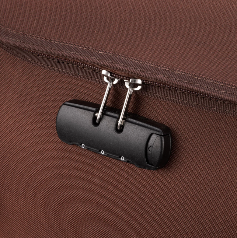 Tas "Classic" groot voor Vespa, nylon, tabak bruin