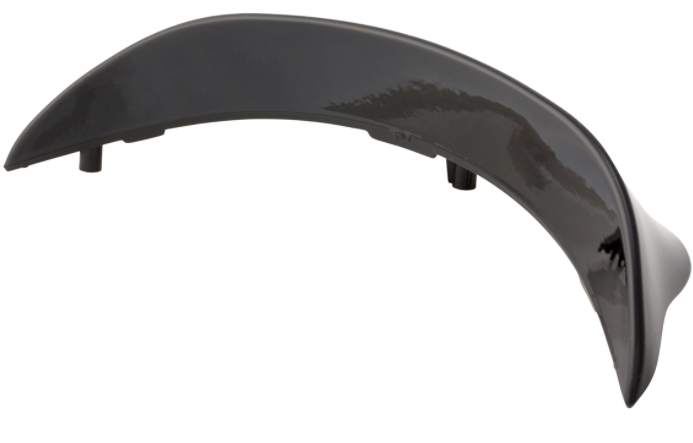 Spoiler balhoofd voor Vespa Sprint 50-150cc ('14-), glanzend zwart