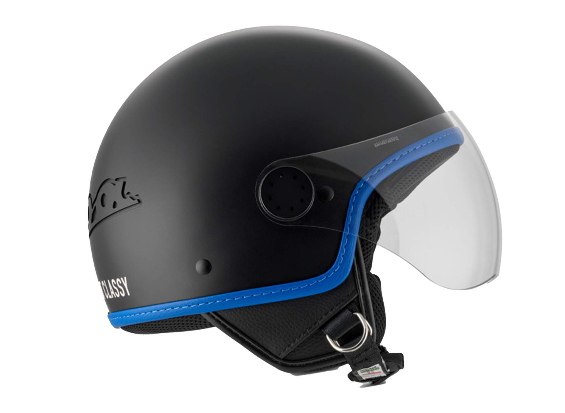 Vespa jethelm Vizier 4.0 DEC Blade zwart mat
