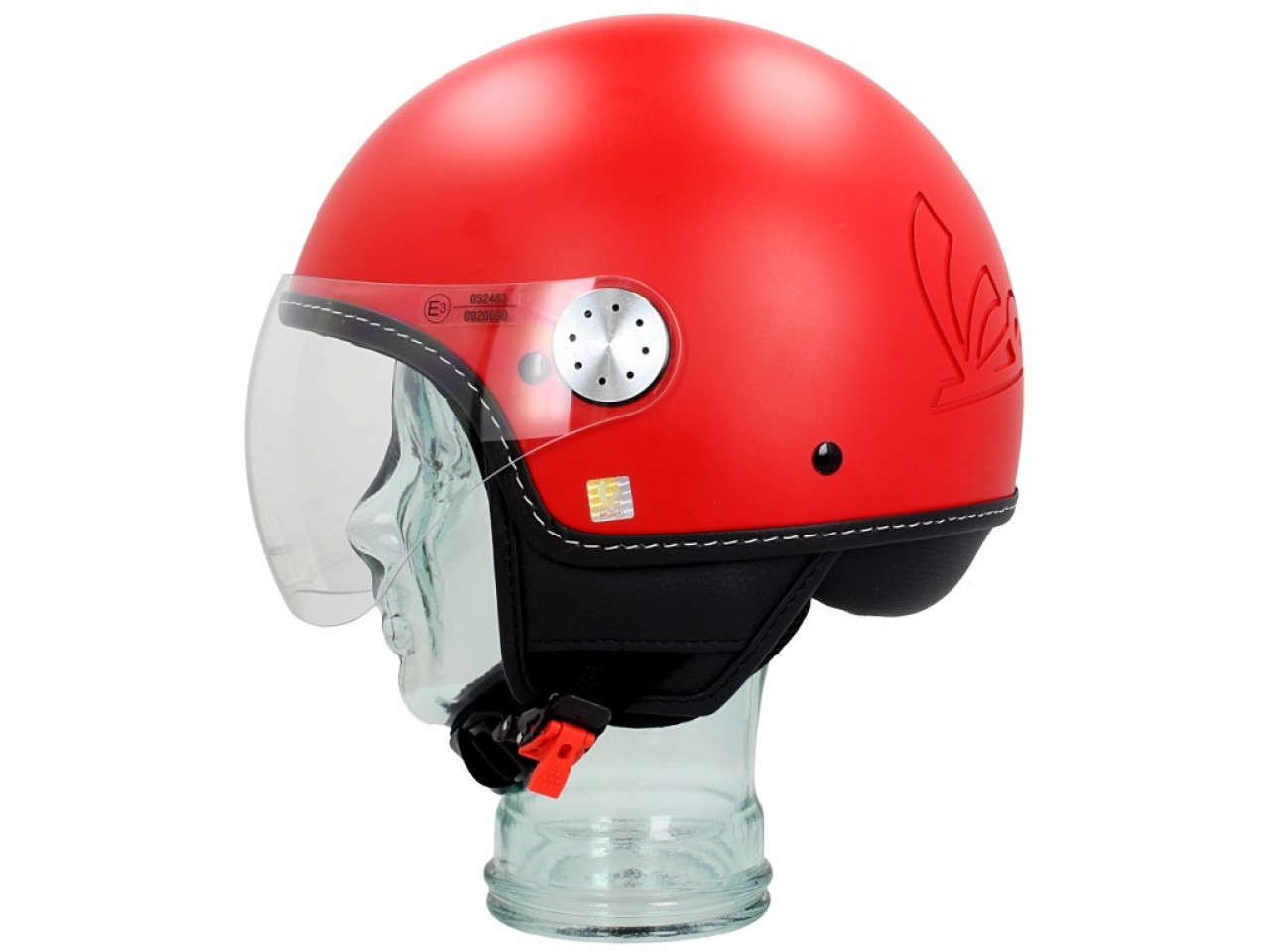 Vespa Jet Helm Vizier 3.0 rood profondo
