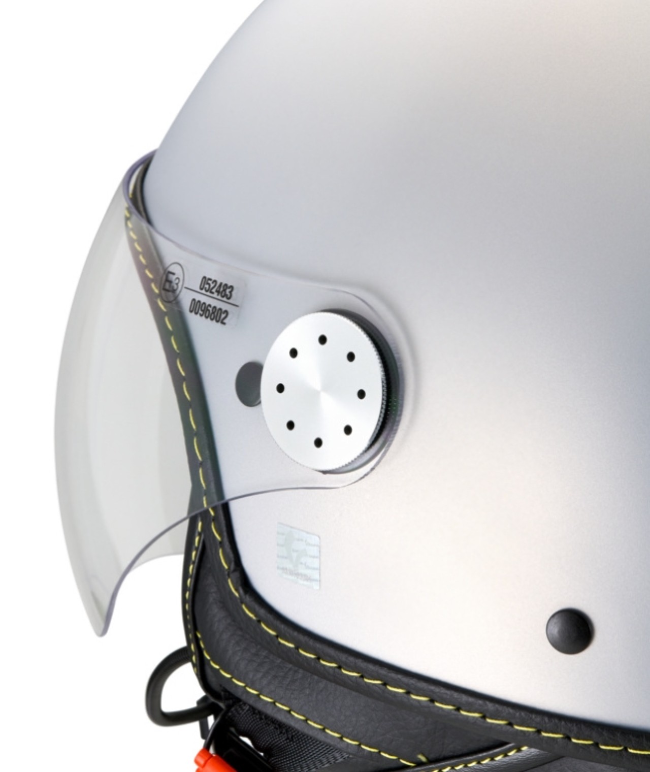 Vespa Jet Helmvizier 4.0 Grigio Entusiasta Mat - Bluetooth