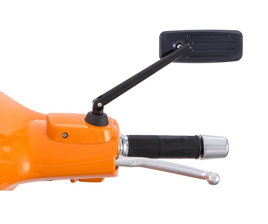 Spiegel ACTION voor Vespa links of rechts, zwart