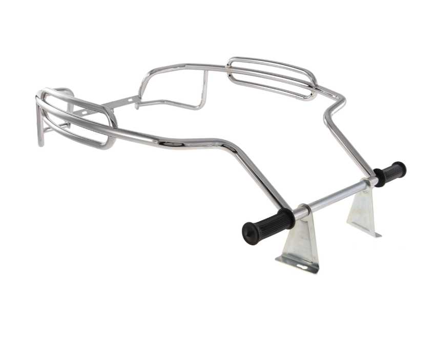 Crashbar zijafdekking voor Vespa PX 80-200cc, chroom