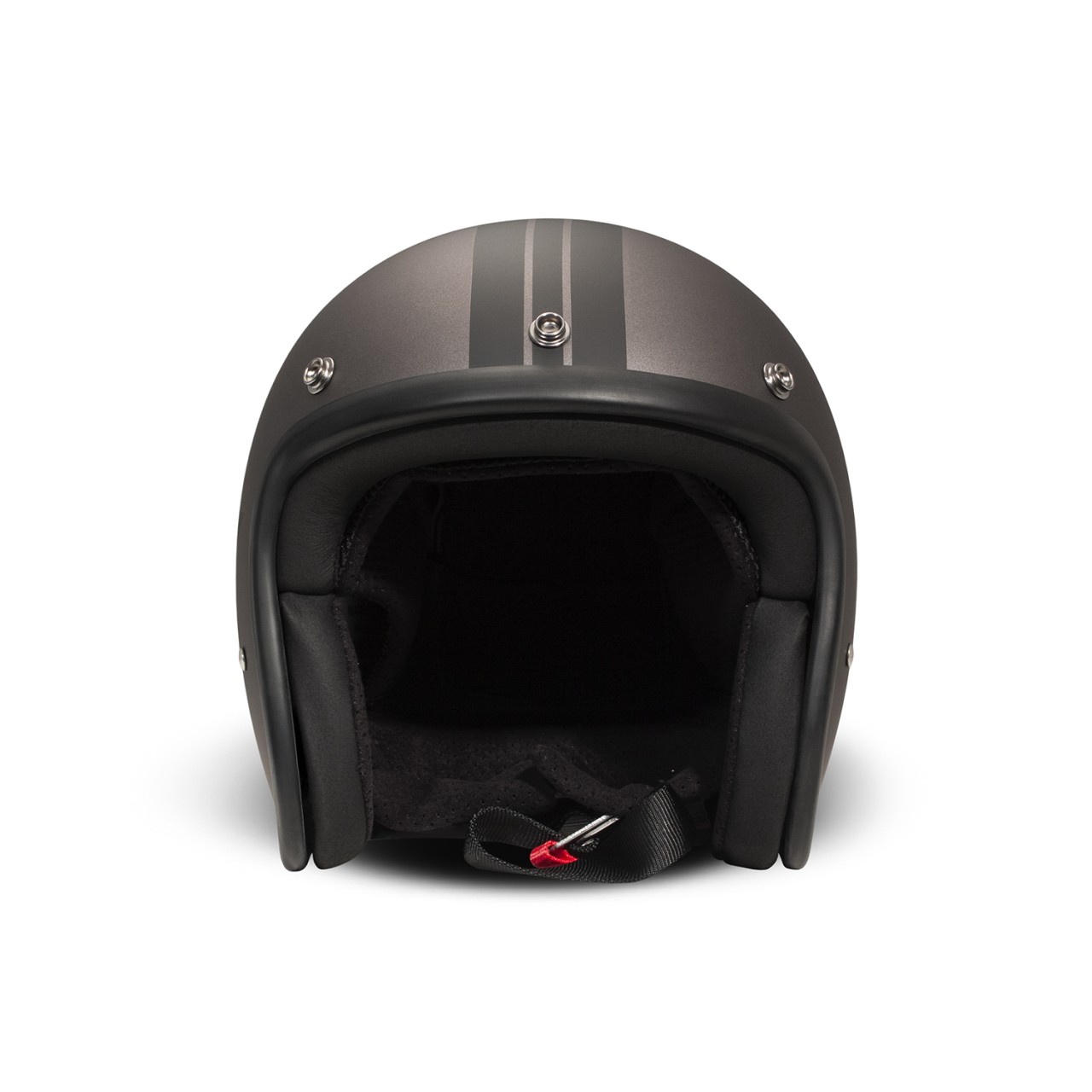 DMD Jet Helm Retro, groen, mat, Star Green, glasvezel, ECE 22.06-Kopie