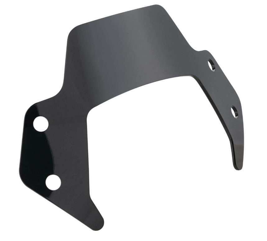 Flyscreen zonder houder zwart getint voor Vespa Sprint 50-150cc 2T/4T