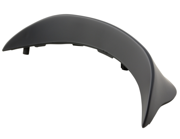 Spoiler balhoofd voor Vespa Sprint 50-150cc ('14-), mat zwart