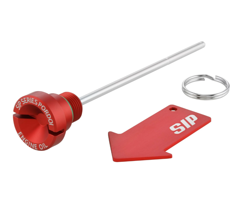 Olievuldop motorolie voor Vespa LX/S 3V i.e. 125-150ccm 4T AC, rood mat