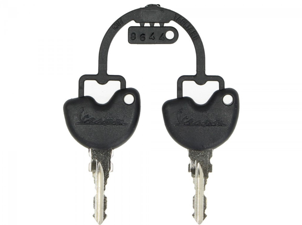 Originele topkoffer voor Vespa Primavera grijs pulsar 711/B