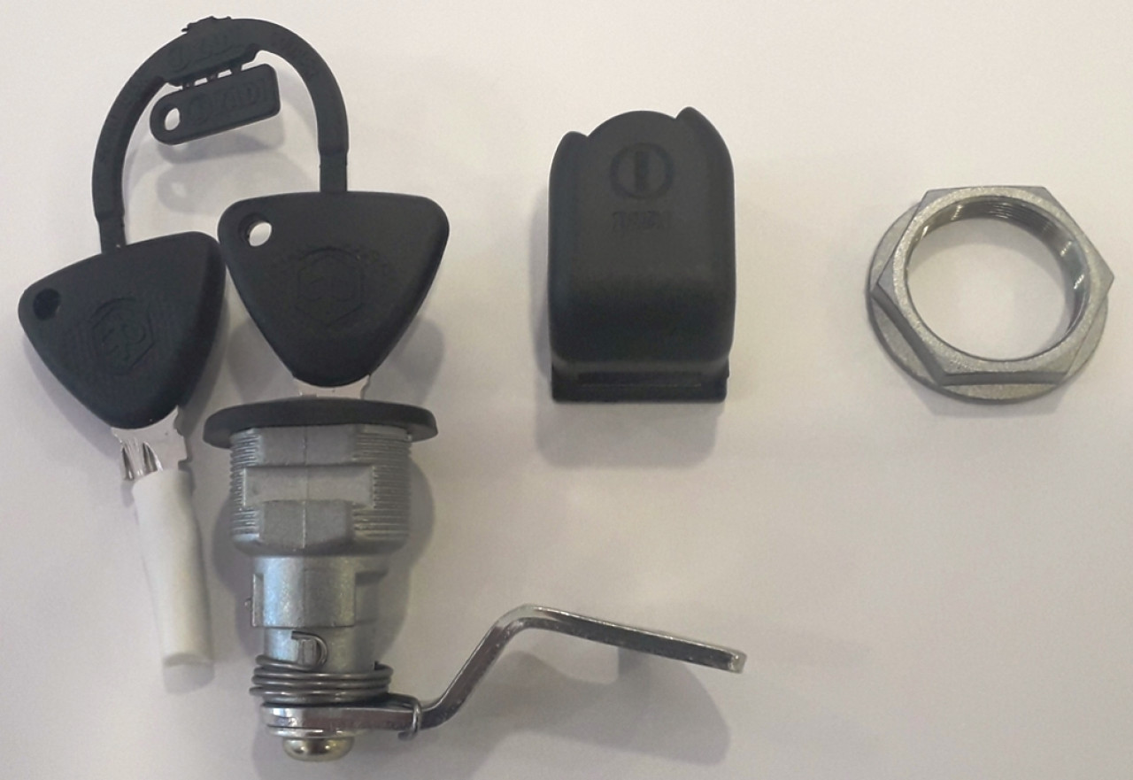 Slotenset reserveonderdelen voor Piaggio 37 liter topkoffer CM2775**