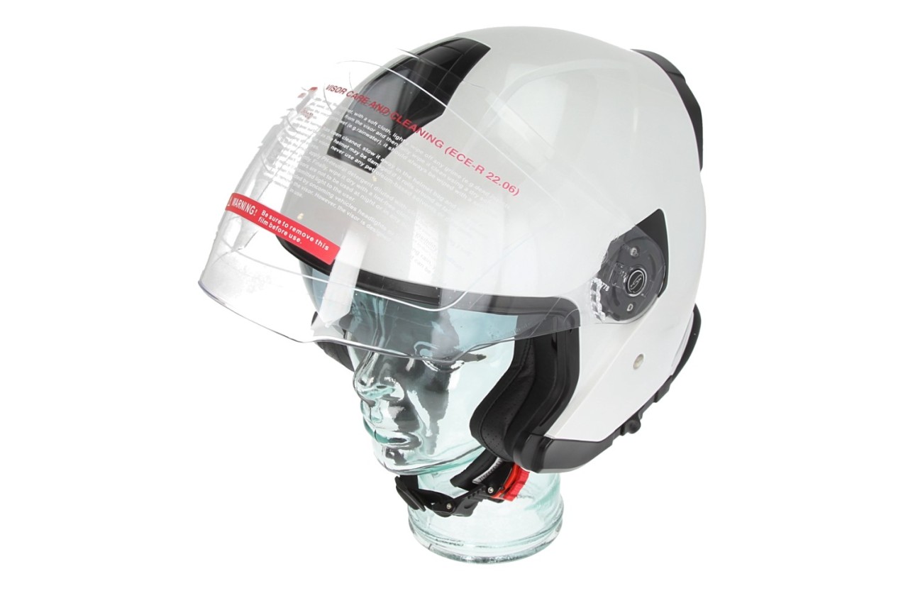 Piaggio jethelm Full Jet PFJ, glanzend wit