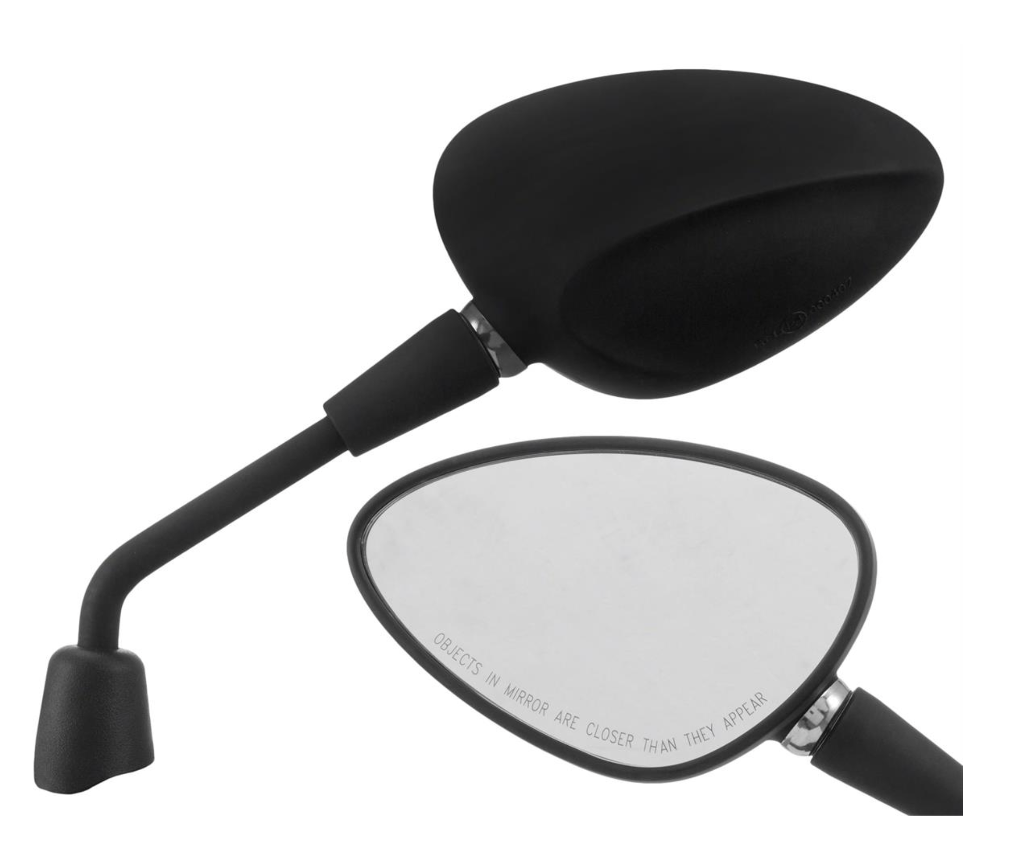Spiegel Shorty zwart mat rechts en links voor Vespa Sprint 50-150ccm 2T/4T