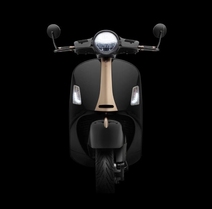 Stuurspiegel RIZOMA "SPIRIT RS" voor Vespa GTS/GTS Super/GTV/GT, bronzen letters