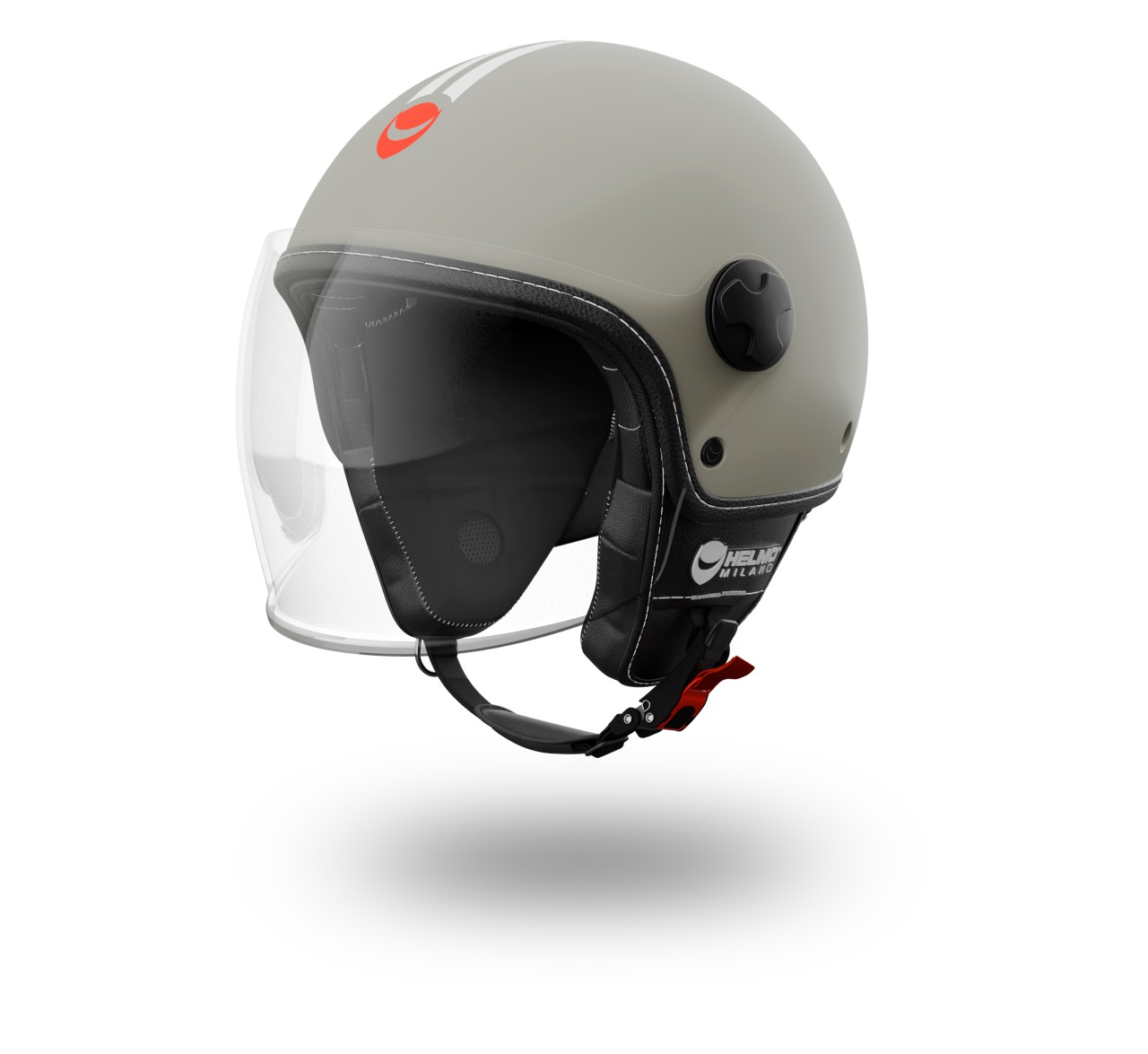 Helmo Milano Demi Jet Veloce grijs mat