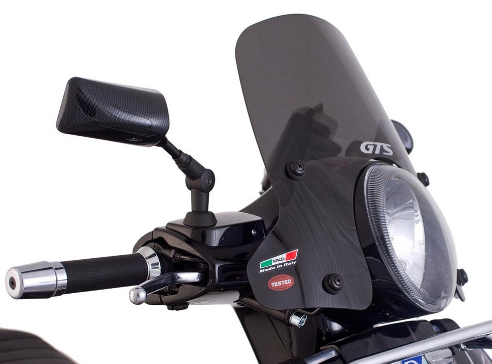 Voorruit halfhoog voor Vespa GTS/GTS Super/GT/GT L 125-300cc, getint
