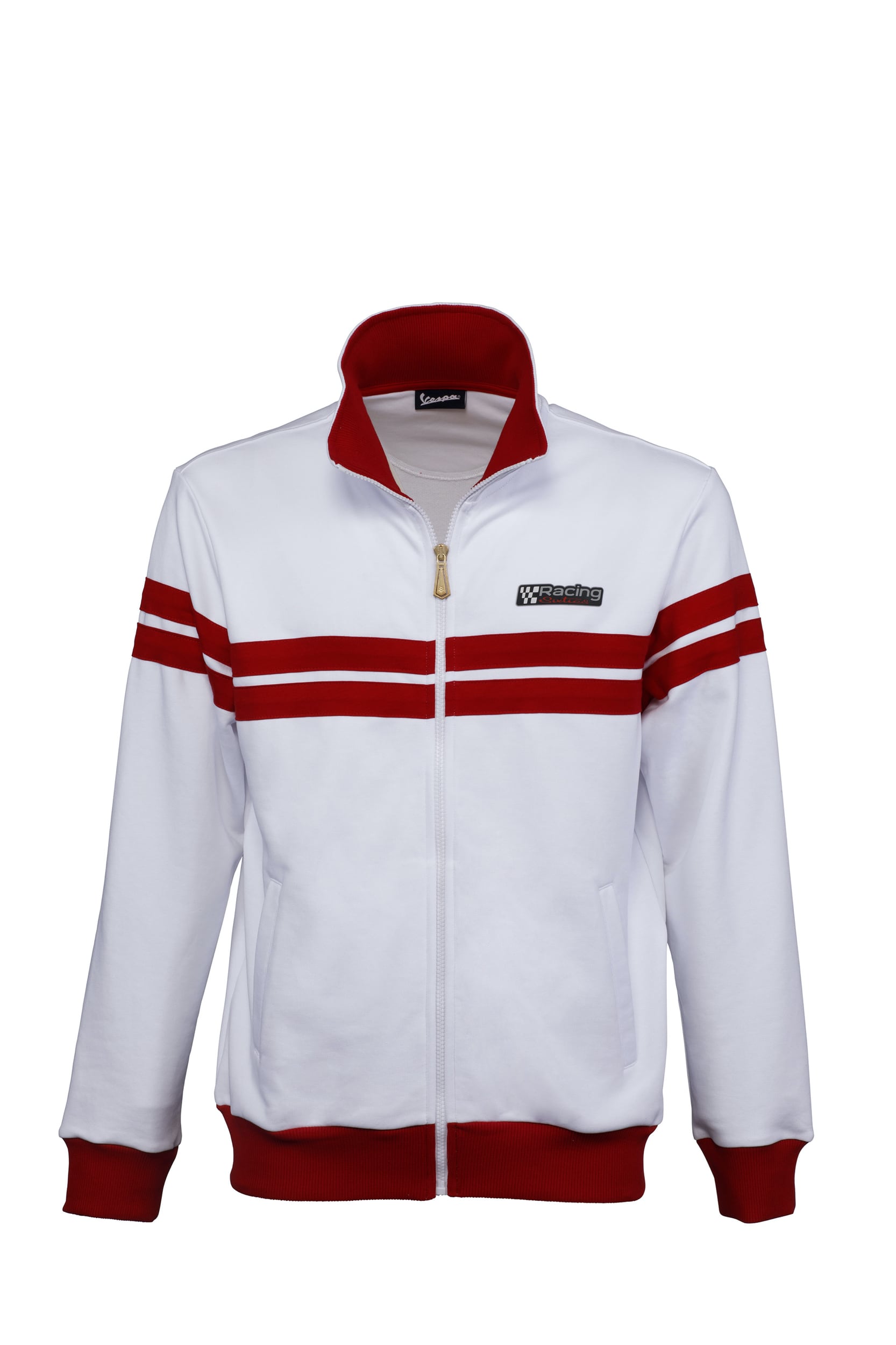 Vespa Sweatshirt Jas Racing Sixties wit / rood