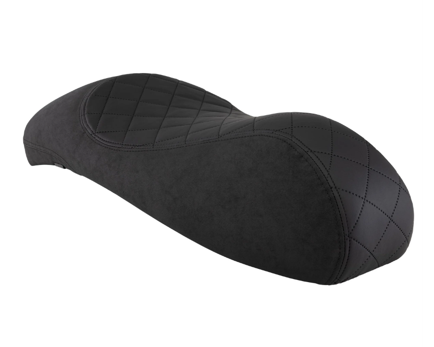 Sportzadel "Black Editiont" voor Vespa GTS/GTS Super/GTV 125-300ccm (14-), zwart gewatteerd