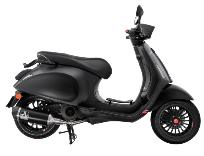 Bagagedrager opstap zwart voor Vespa Primavera/Sprint 50-150cc