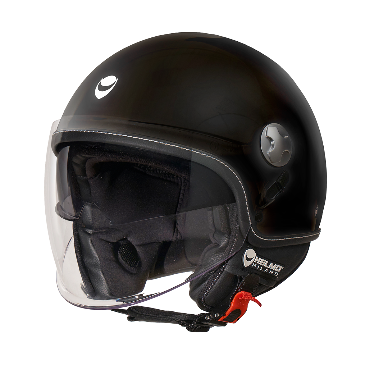 Helmo Milano Demi Jet Eos zwart glanzend