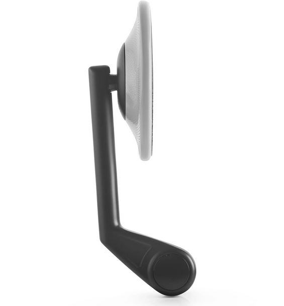 Stuurspiegel RIZOMA E-POP links of rechts voor Vespa, zwart/grijs