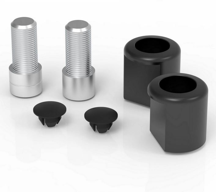 Spiegelgatdeksel RIZOMA voor Vespa GTS/GTS Super 125-300cc ('19-'22), zwart