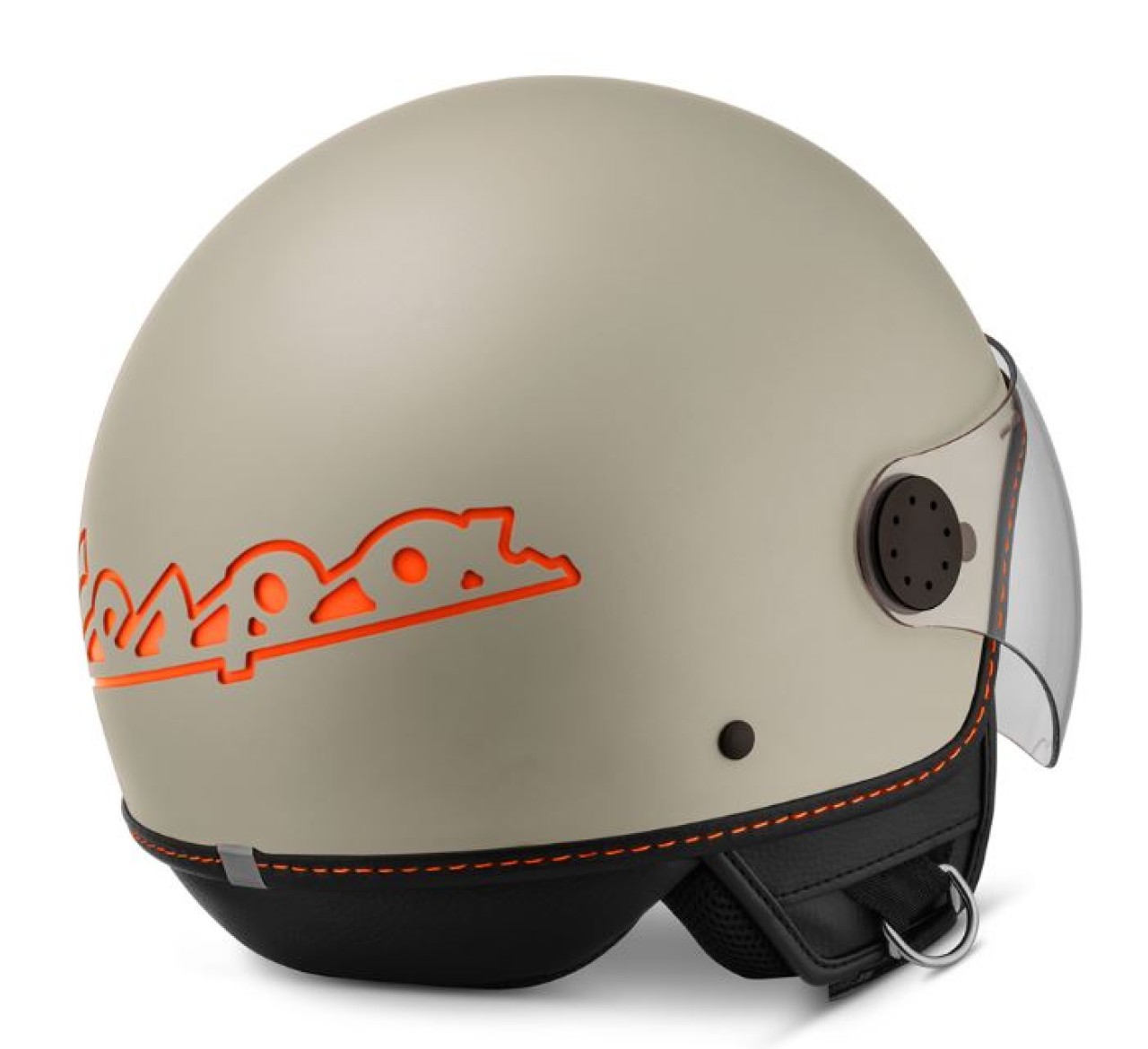 Vespa jethelm, Vespa Visor LangHe, matbeige / oranje