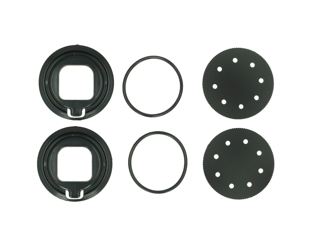 Set schroeven in matzwart voor Piaggio-/Vespa-helmen