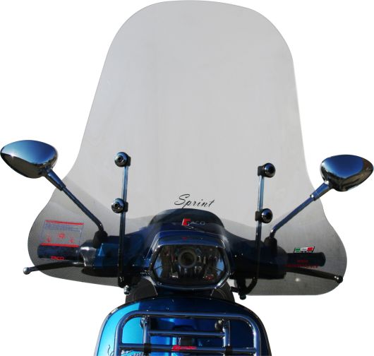 Voorruit Faco hoog voor Vespa Sprint - helder