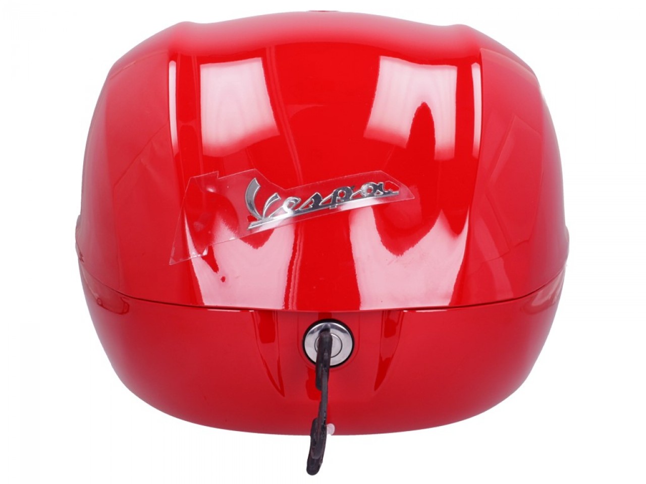 Topkofferset 32L rode draak (894), bagagerek chroom voor Vespa Sprint / Primavera
