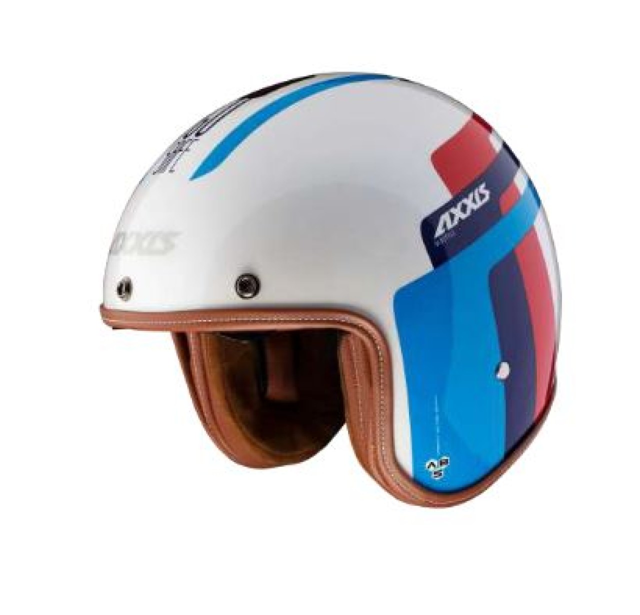 Axxis jethelm, Hornet SV Oldstyle, blauw glanzend