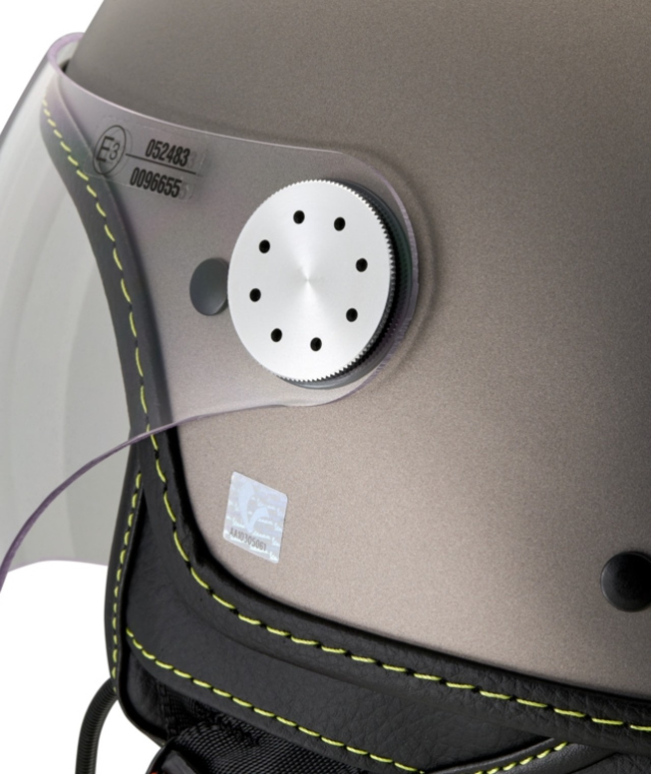 Vespa Jet Helmvizier 4.0 Grigio Ottimista Mat - Bluetooth
