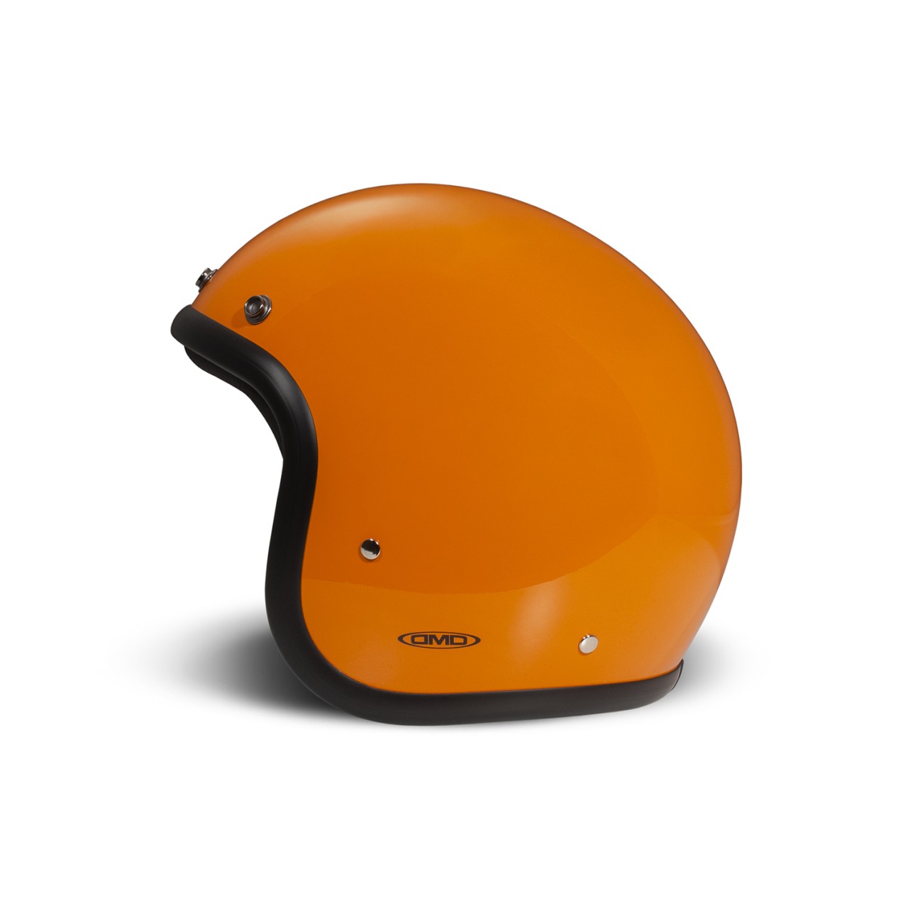 DMD jethelm Retro, oranje, glanzend, oranje, glasvezel, ECE 22.06