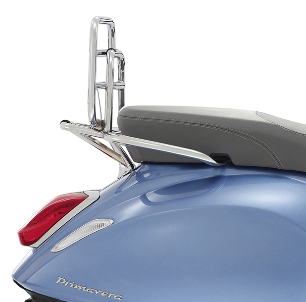 Bagagerek achteraan Opvouwbaar Vespa Primavera / Sprint / Elettrica - Chroom