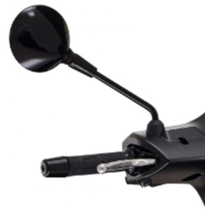 Spiegel rechts, zwart voor Vespa GTS Super Tech HPE