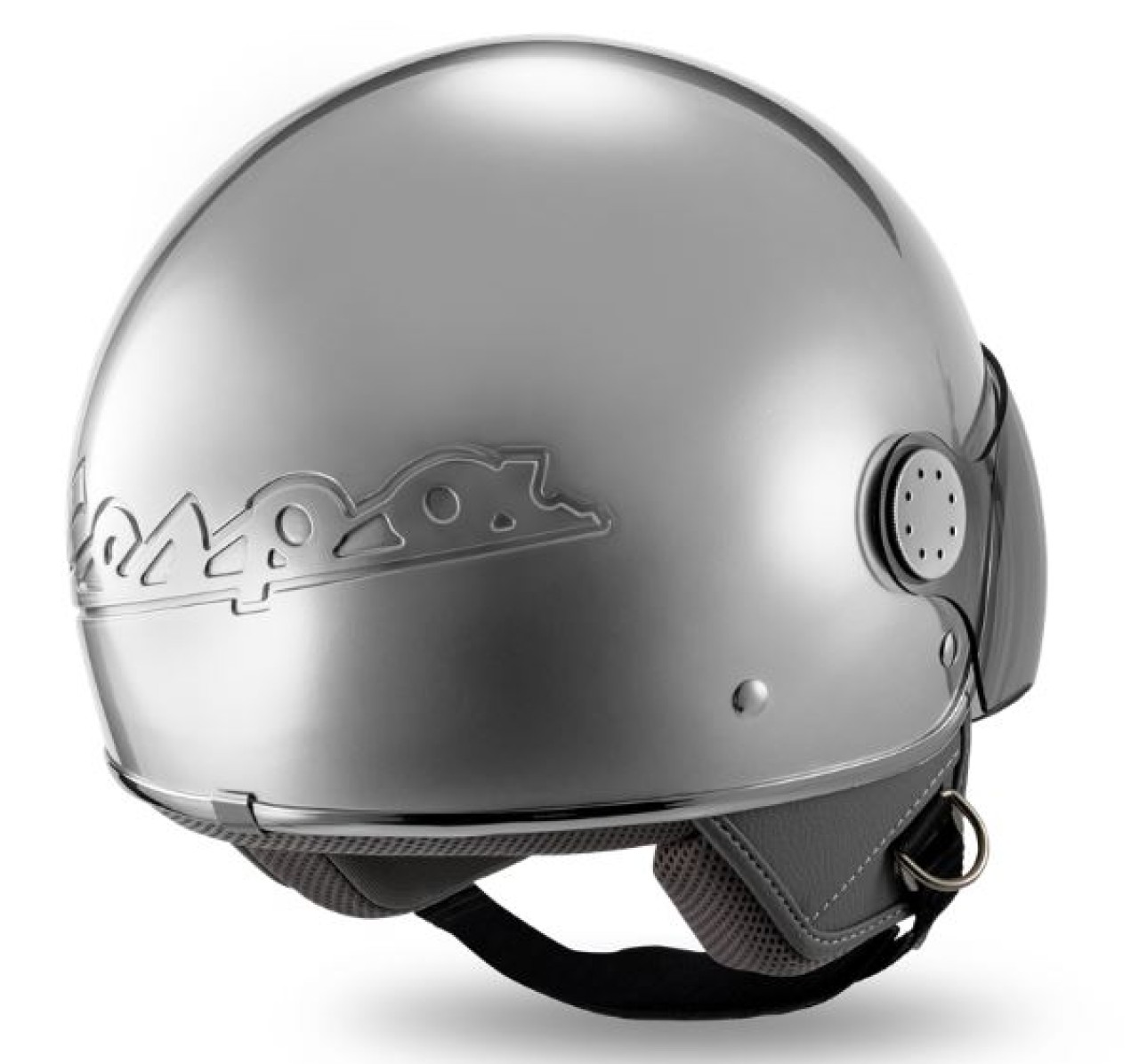 Vespa jethelm Vizier 4.0 DEC Blade zilver mat