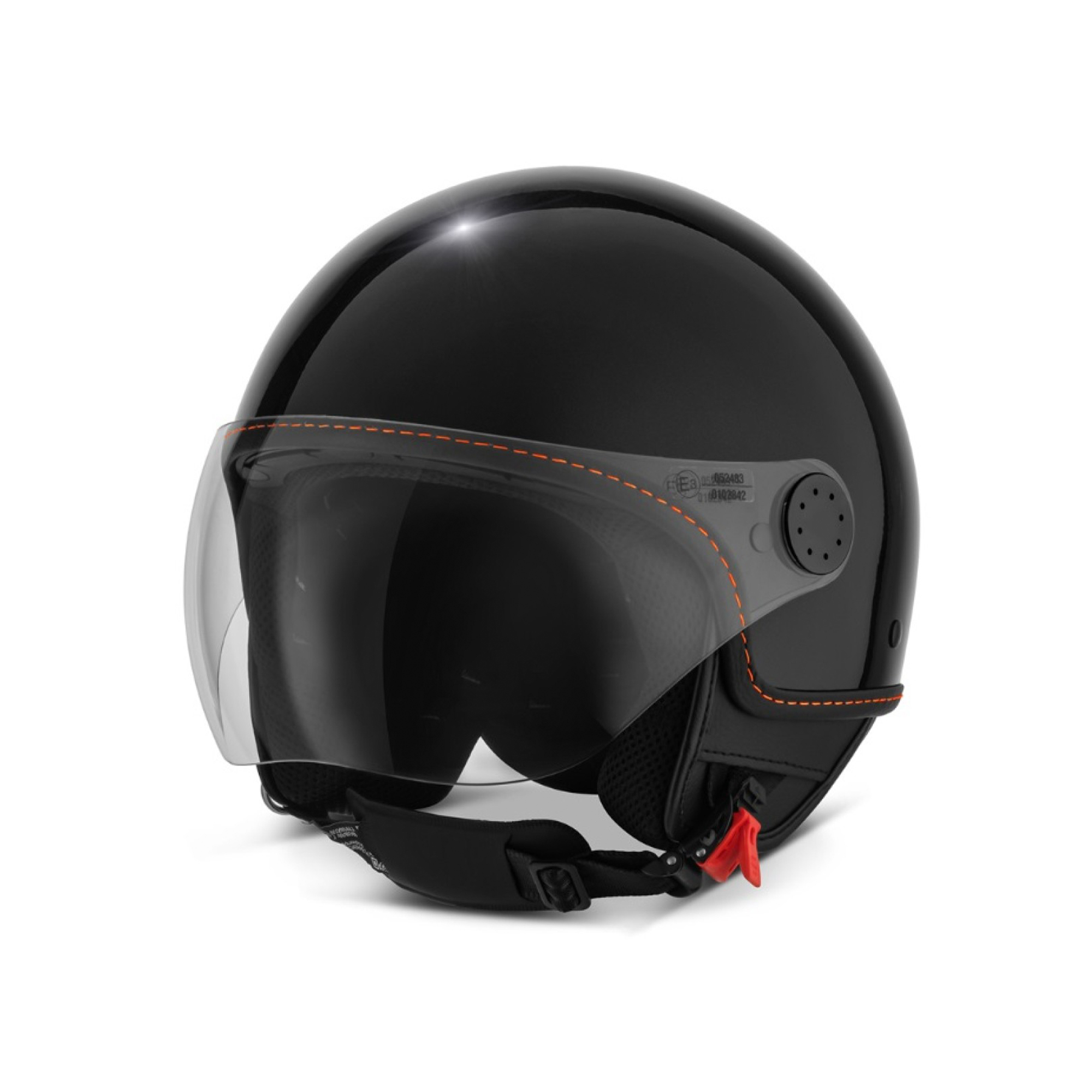 Vespa Jet Helmvizier 4.0 zwart/oranje