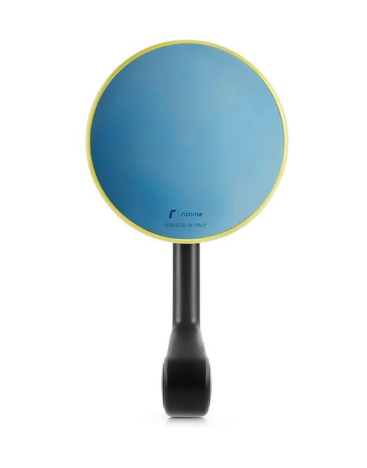 Stuurspiegel RIZOMA E-POP links of rechts voor Vespa, zwart/geel