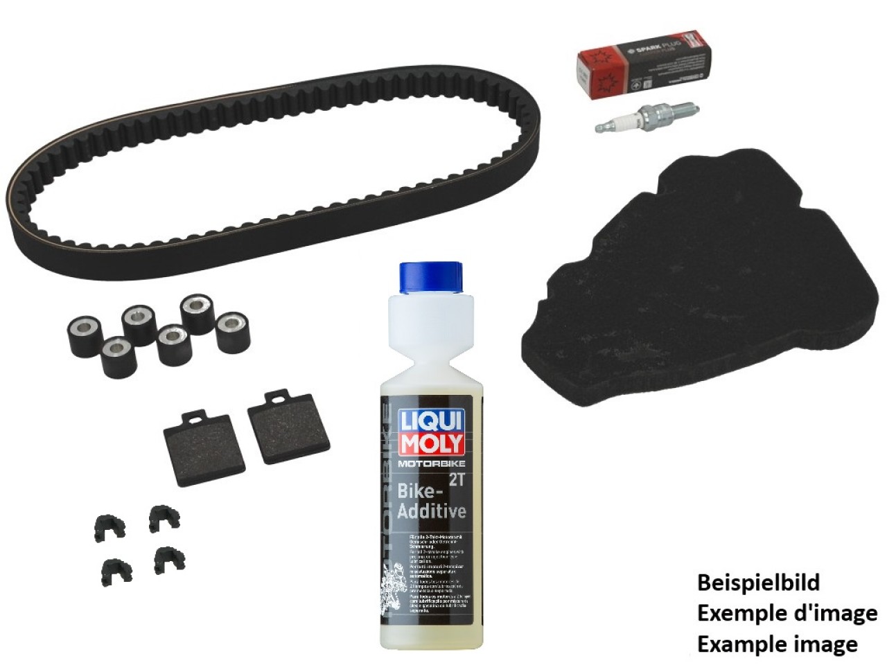 NF ProKit inspectiekit premium, (OEM) met remblokken + additief, Piaggio Medley 125, bouwjaar: 201