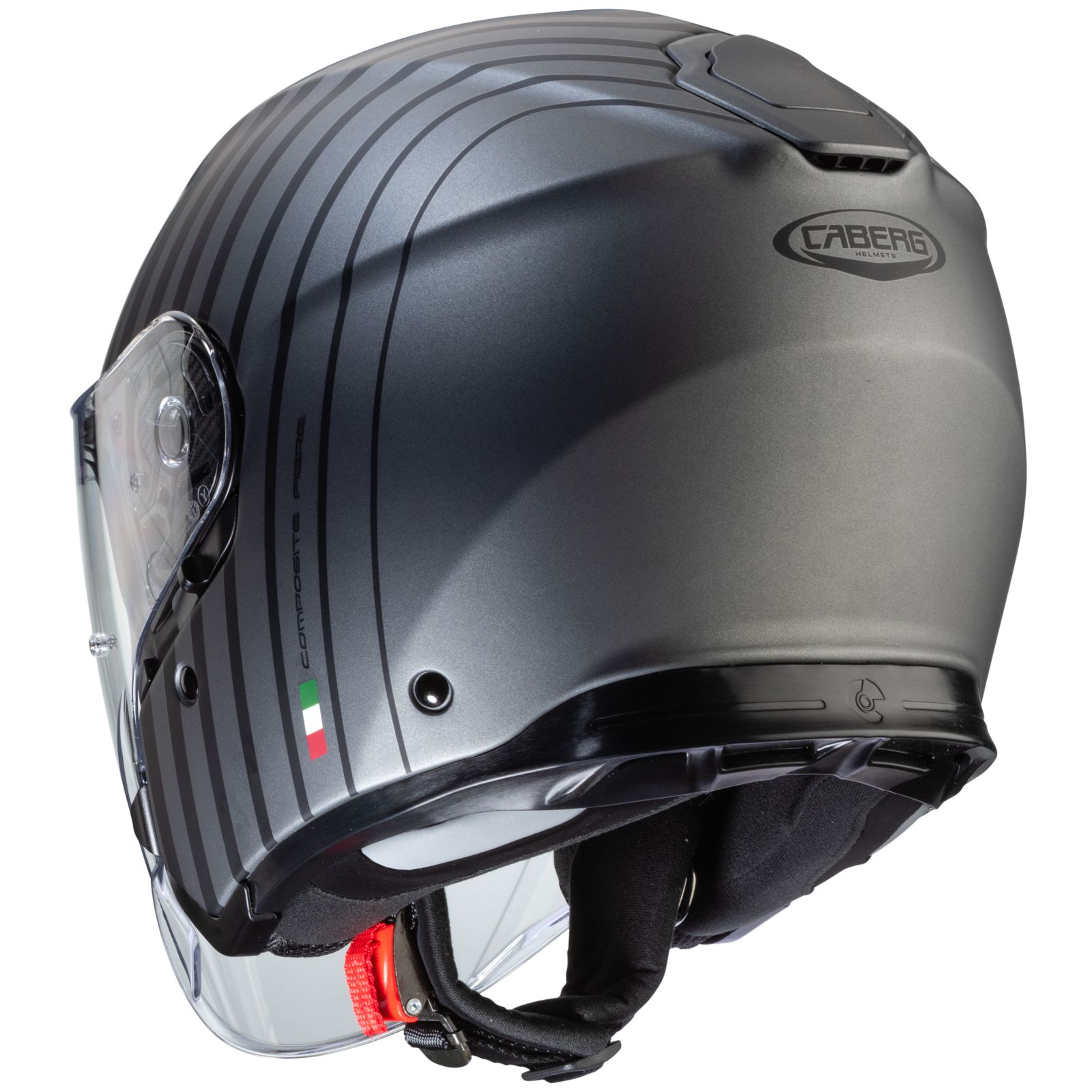 Caberg Helm Flyon Bakari, mat-gun/zwart