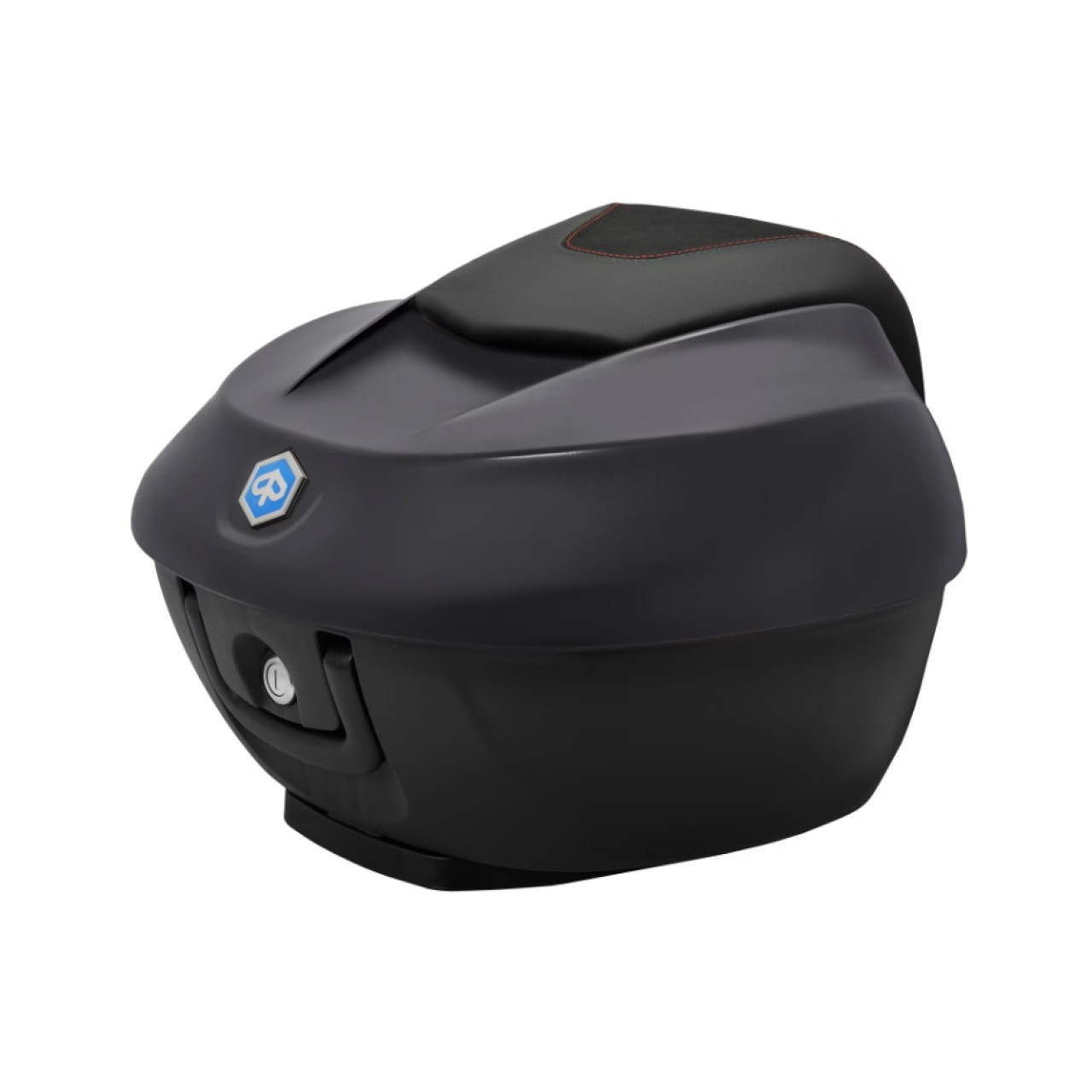 Topkoffer 36L voor Piaggio Beverly HPE 310 / 400 met gelakte afdekking - mat zwart 93/B