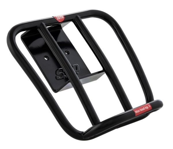Bagagerek achteraan 70's voor Vespa GTS / GTS Super HPE 125-300 ('19-), zwart glanzend