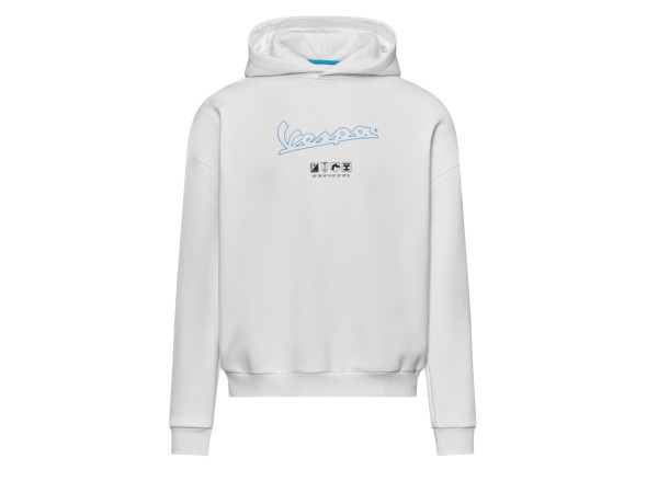 Vespa-hoodie wit DEC-collectie