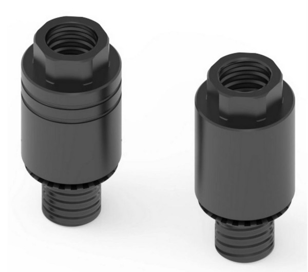 RIZOMA spiegeladapter voor Vespa GTS/GTS Super ('18-'22)/Primavera/Sprint, zwart