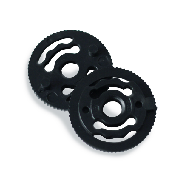 Helmo Milano viziermechanisme met 3 standen, zwart